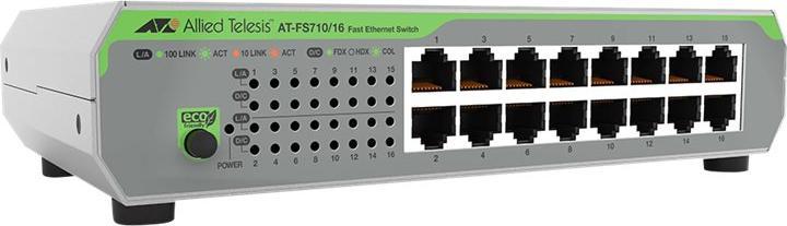 Image du produit Allied Telesis 16-P 10/100TX INT PSU EU POWER (16 ports)