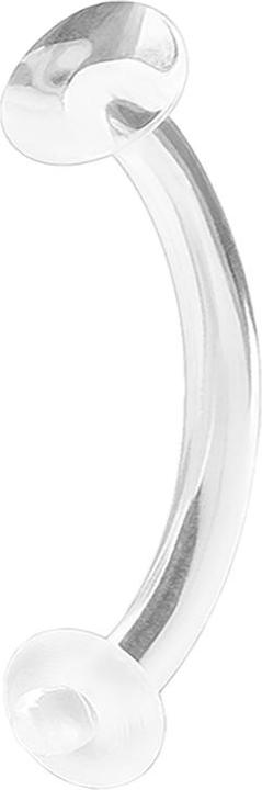 Produktbild Star Piercing Banane transparent retainer (ohne Messing, Kunststoff)