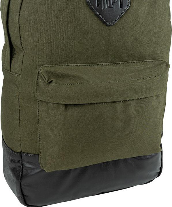 Actual product image Jack Pyke Canvas Leather Trim Backpack