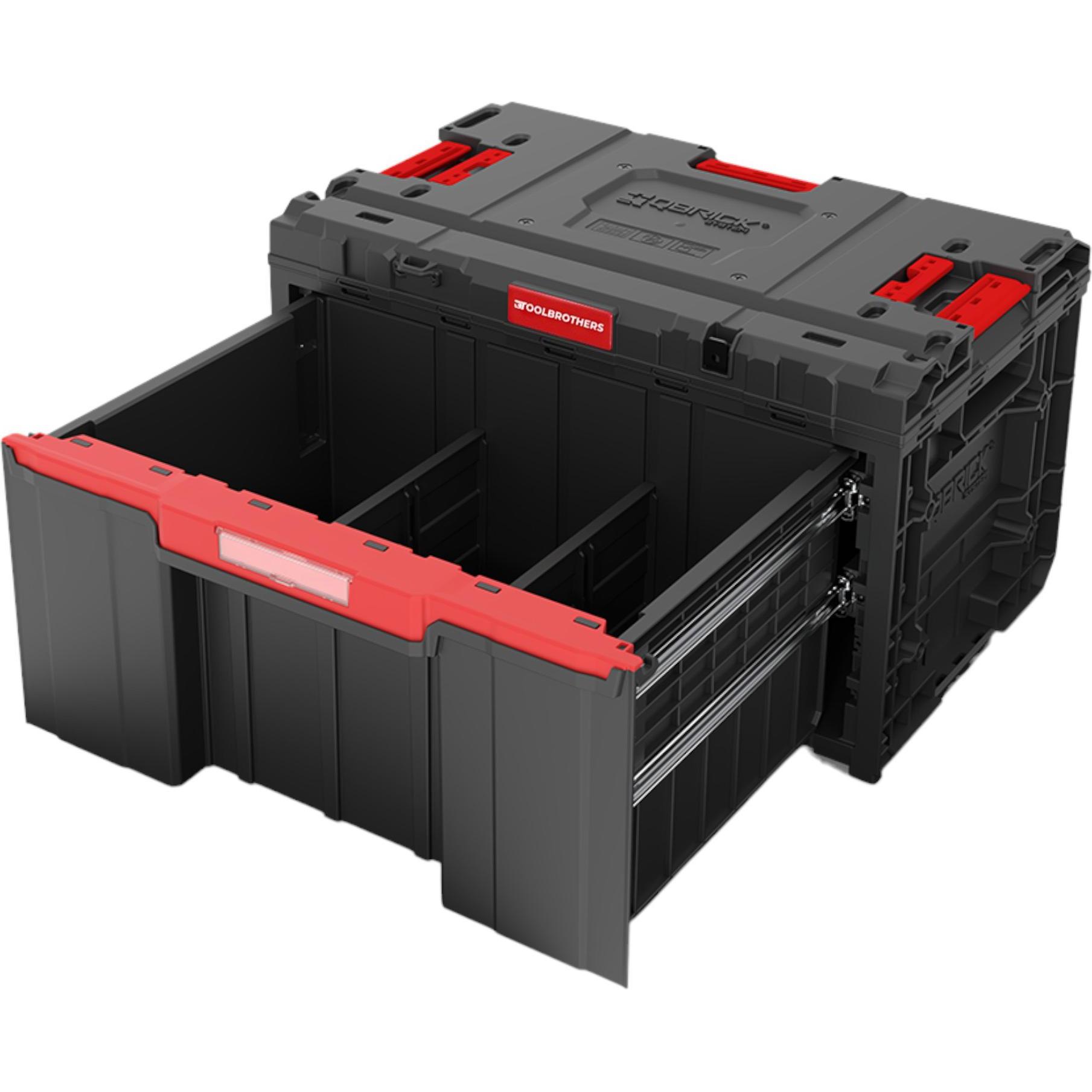 Tool Brothers, Werkzeugkoffer, Toolbrothers RHINO XXL Drawer 1 ECO Schubladenkoffer mit einer Schublade + Trennwände IP6...