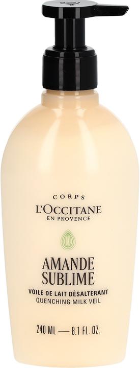 Actual product image L'Occitane Almond Body Milk 240 Ml Nourishing Body Lotion With Almond Extract (Body lotion, Body milk, 240 ml)