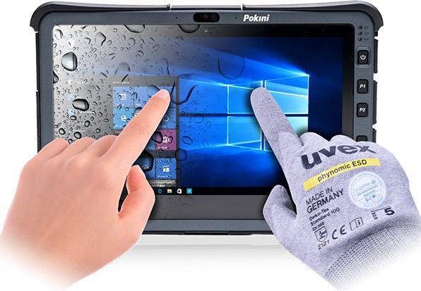 Actual product image Exone #Tablet PC Pokini Tab K11 - 11.6" - STD - Ci5 - 8GB - 120GB - W10 Pro - - BC (11.60", 128 GB, Black)