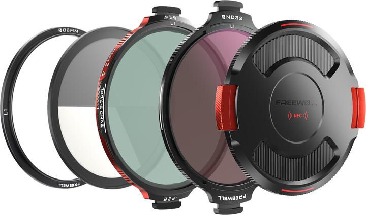 Freewell Real Locking Variable ND/CPL Filter All Day Kit (82 mm, ND / grijsfilter)