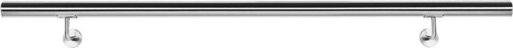 Produktbild Wiltec Handlaufset Wandhalter Handlauf 100cm Halter Treppe Haltegriff Edelstahl V2A (Edelstahl)
