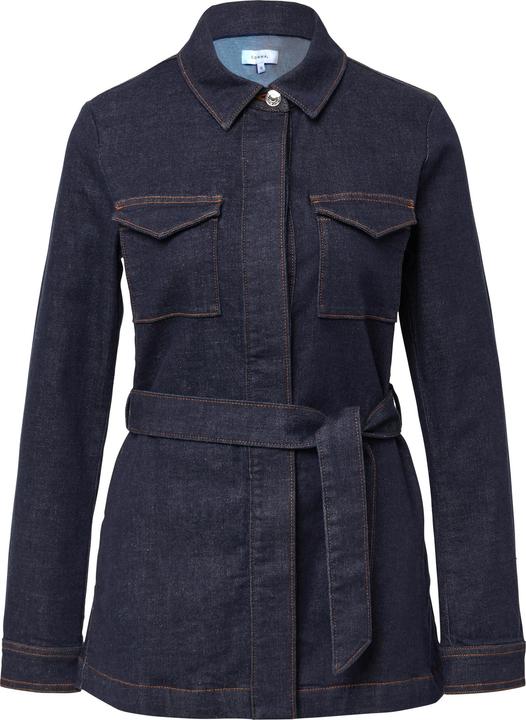 Immagine prodotto Comma Indoor-Jacke Tailliertes Denim-Overshirt mit Gürtel (42)