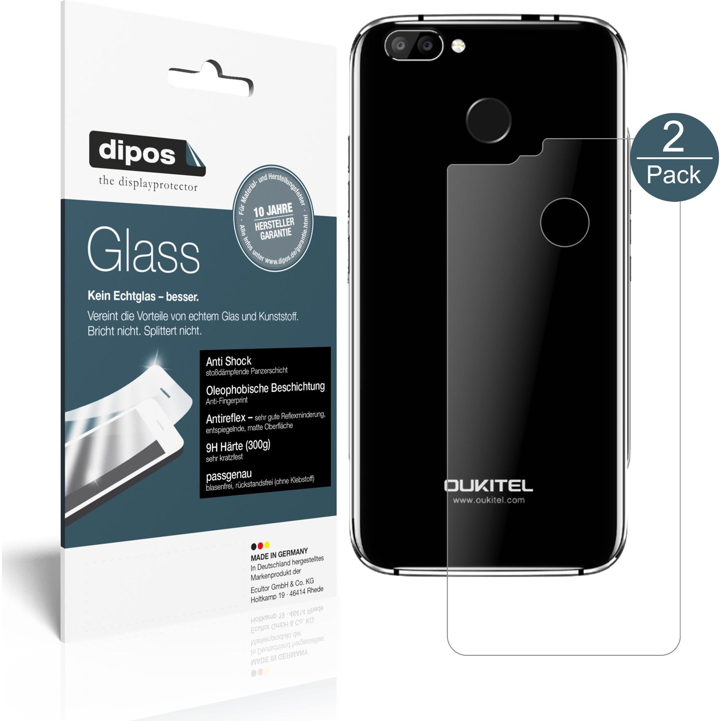 Dipos Displayschutz Anti-Shock (1 Stück, Oukitel U22), Smartphone Schutzfolie, Transparent