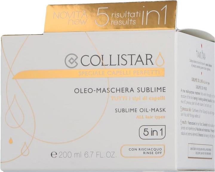 Image du produit Collistar Masque capillaire Sublime Oil (200 ml)
