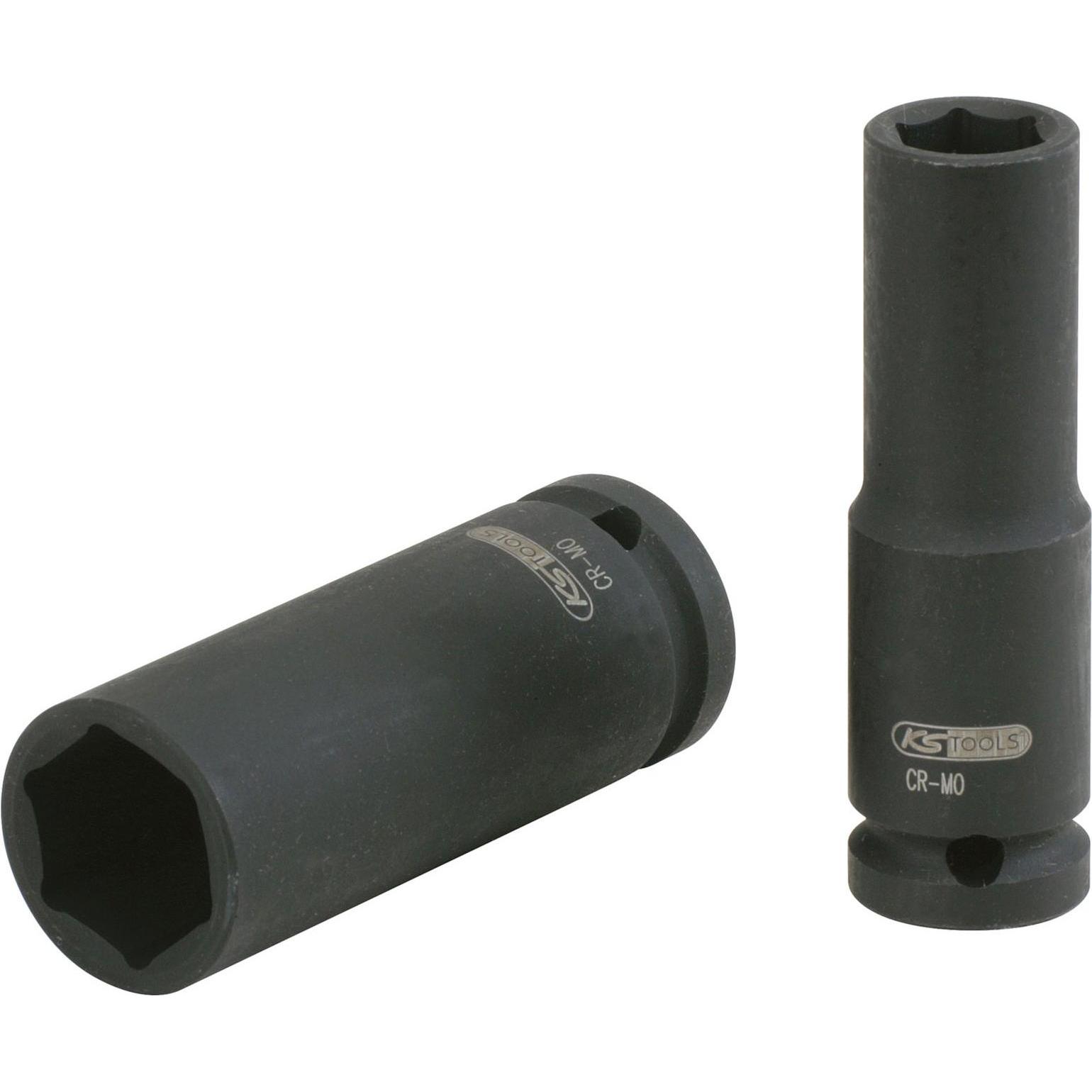 KS Tools, Steckschlüssel + Stecknuss, 1/2" Kraft-Stecknuss lang (36 mm)
