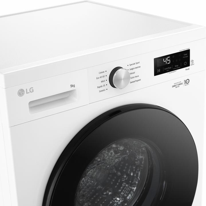 Produktbild LG F4NX1009NWB Waschmaschine 9 kg Klasse A (9 kg, Links)