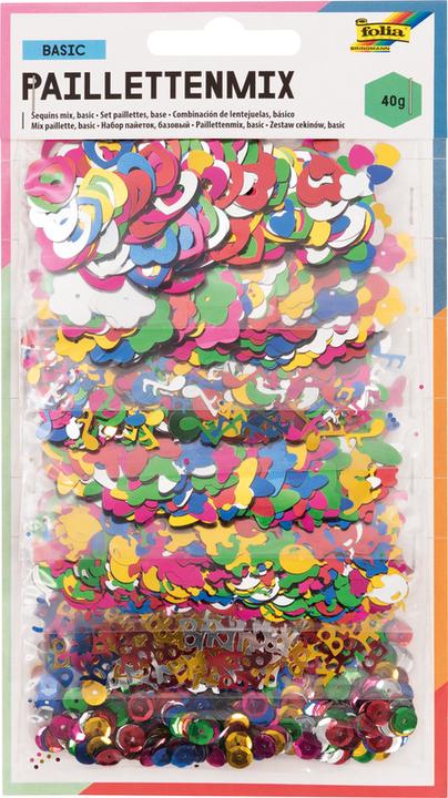 Folia Sequins mix (10 pcs.)