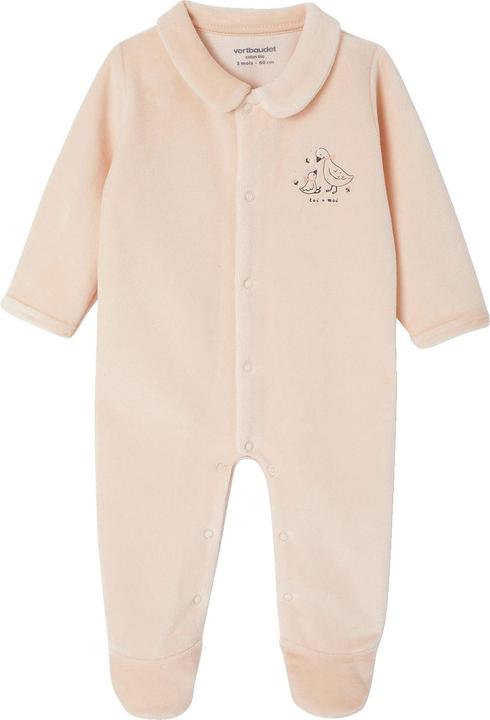 Produktbild Vertbaudet Bio-Kollektion: 2er-Pack Baby Strampler aus Samt (56)