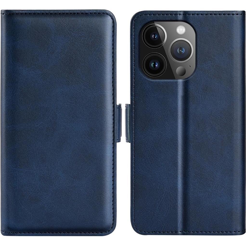Thumbnail - Screenguard CardLounge Apple iPhone 16 Pro Max Leder Hülle (Apple iPhone 16 Pro Max), Smartphone Hülle, Blau