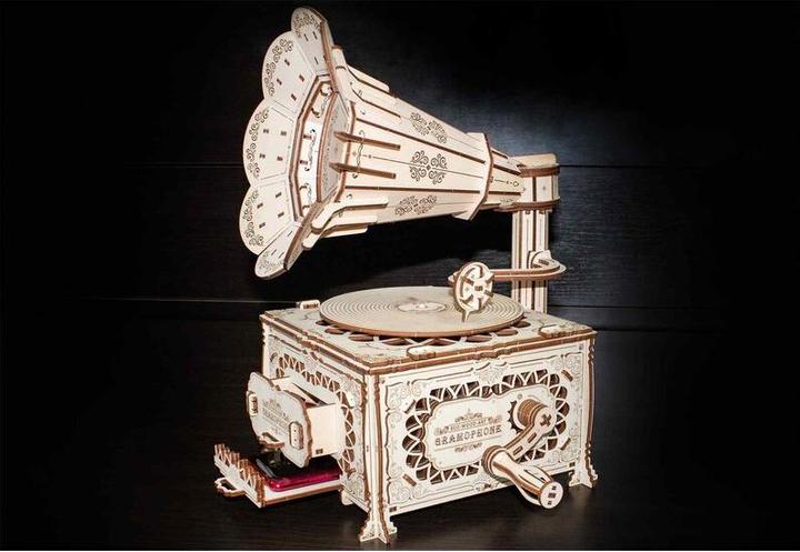 Image du produit Eco Wood Art Grammophone - Kit de construction en bois 3D