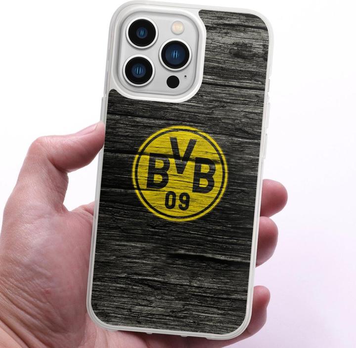 Produktbild DeinDesign Silikon Hülle für Apple iPhone 13 Pro Handyhülle Case Smartphone Schutzhülle BVB Borussia Dortmund (Apple iPhone 13 Pro)