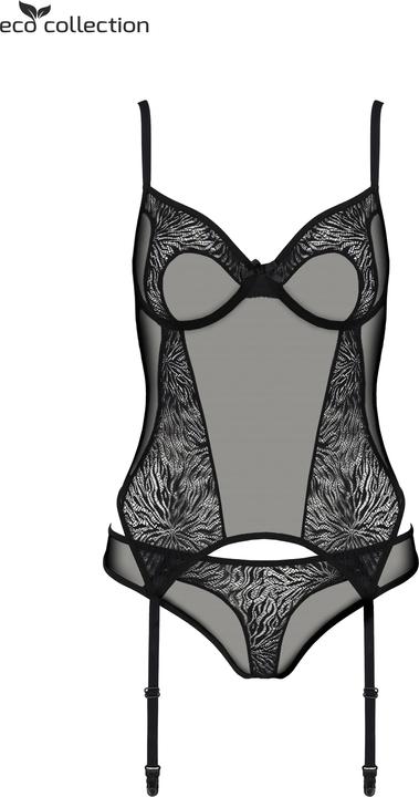 Produktbild ECO Collection Selaginella Korsett schwarz (XXL, 3XL)