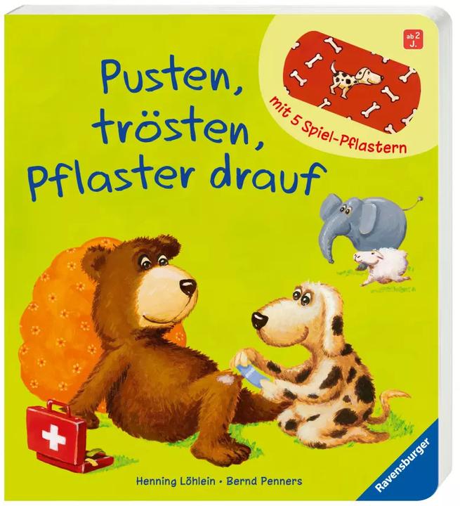 Actual product image Ravensburger Pusten, trösten, Pflaster drauf! (German, Bernd Penners, 2013)