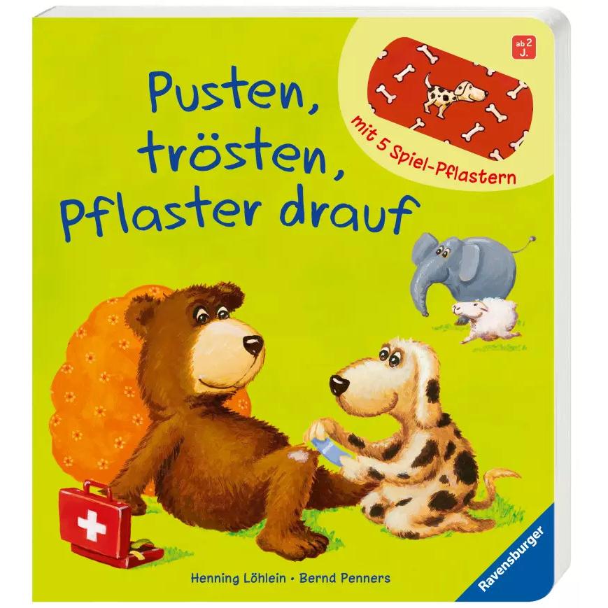 Pusten, trösten, Pflaster drauf!, Kinderbücher von Henning Löhlein, Bernd Penners