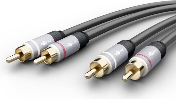 Goobay Cinch - Cinch câble (0.75 m, RCA)