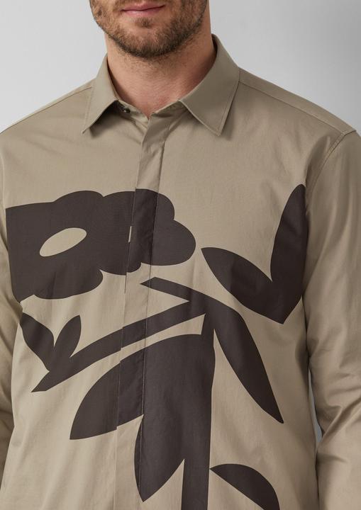 Immagine prodotto s.Oliver Hemd Regular Fit: Hemd aus Baumwollmix mit Artwork (L, XL)