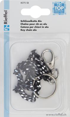 Actual product image Rieffel Aluminium key chain 8070 SB