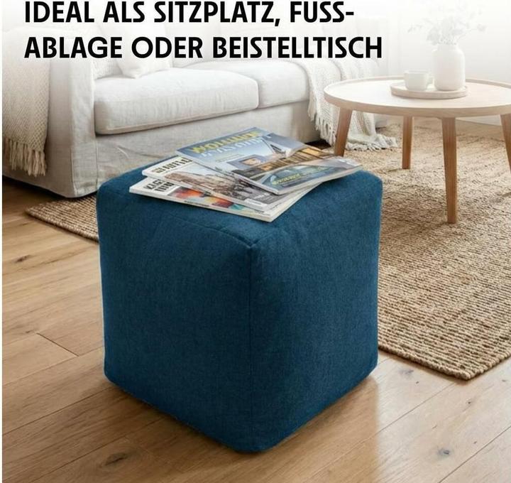 Produktbild Urbanara Hocker Basic-Comfort 85 l, Blau