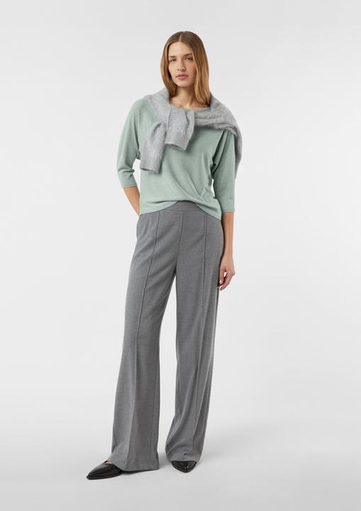 Actual product image Comma Strickpullover Feinstrick-Pullover mit Glitzergarn und Fledermausärmeln (36)