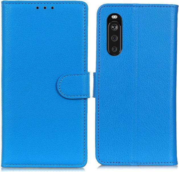 Actual product image MU Classic Litchi Leather Bookcover Series (Sony Xperia 10 III)