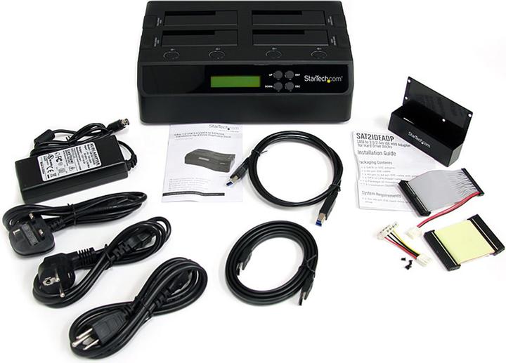 Produktbild StarTech 4 Bay Festplatten Kopierstation USB 3.0 / eSATA auf SATA - HDD 1:3 Duplikator - Standalone Festpl...