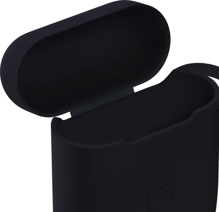 Produktbild 3MK Apple AirPods 2nd gen. - Silicone AirPods Case Black (Kopfhörer Tasche)