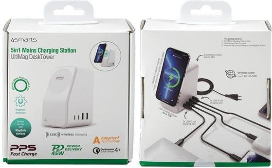 Produktbild 4smarts Ladestation UltiMag Desktower 5-in-1 (78 W)