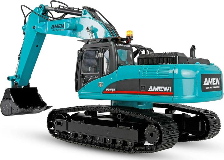 Actual product image Amewi G705E Bagger Metall 1:14 RTR petrol (RTR Ready-to-Run)