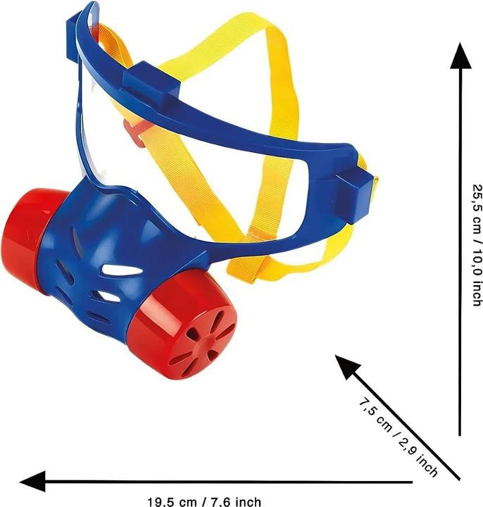 Actual product image Theo Klein Firefighter's protective mask
