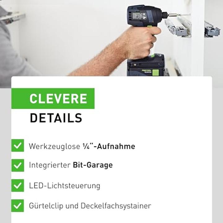 Produktbild Festool TID 18 5,0/4,0-Set TPC 18/4 (Akkubetrieb)