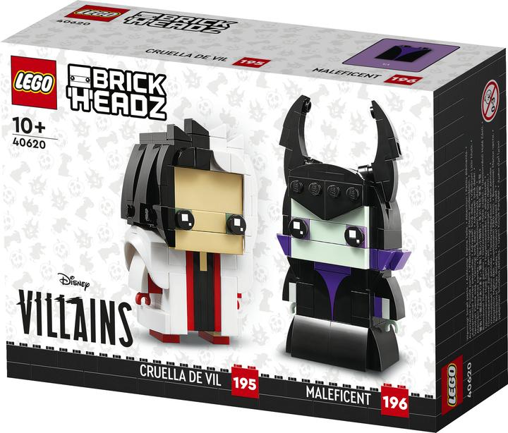 Immagine prodotto LEGO Crudelia e Malefica (40620, LEGO Brickheadz)