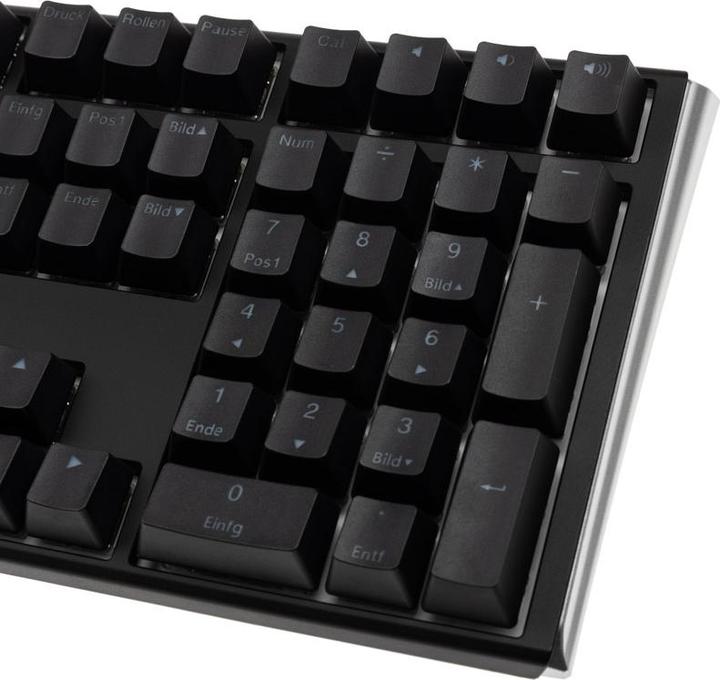 Produktbild Ducky One 3 Classic Black/White Gaming Tastatur, RGB LED - MX-Blue (DE, Kabelgebunden)