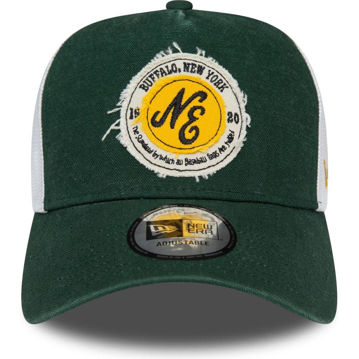 Thumbnail - New Era, Herren, Cap, Aframe Trucker Washed Dunkelgrün, Grün, (One Size)