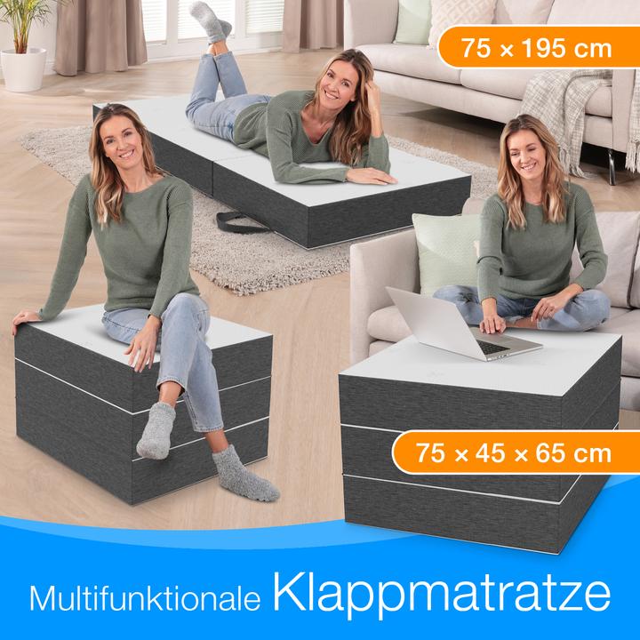Immagine prodotto Bestschlaf Materasso Visco per ospiti (75 x 195 cm, Nucleo di schiuma)