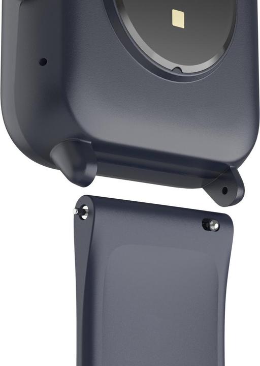 Actual product image Hama Armband zum Wechseln für Smartwatch 6010, Silikon, Blau (22 mm, Silicone, Stainless steel)