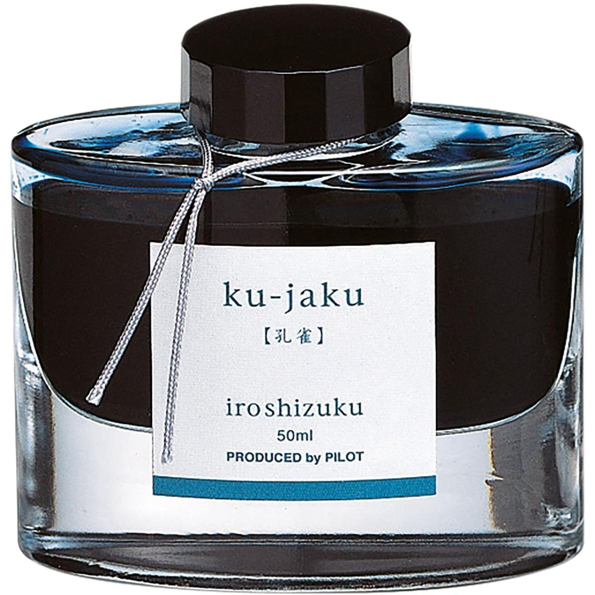 Pilot, Ersatzpatrone, Iroshizuku Tinte 50ml - KU-JAKU (Füllertinte, Blau)