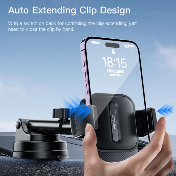 Actual product image Yesido - Car Holder (C174) - for Windshield and Dashboard - Black