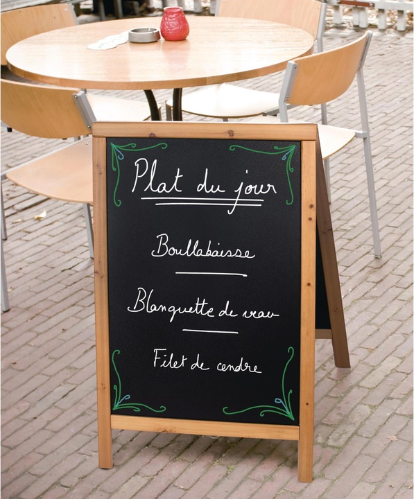 Actual product image Securit Chalk board stand (Blackboard, 56 x 89 cm)