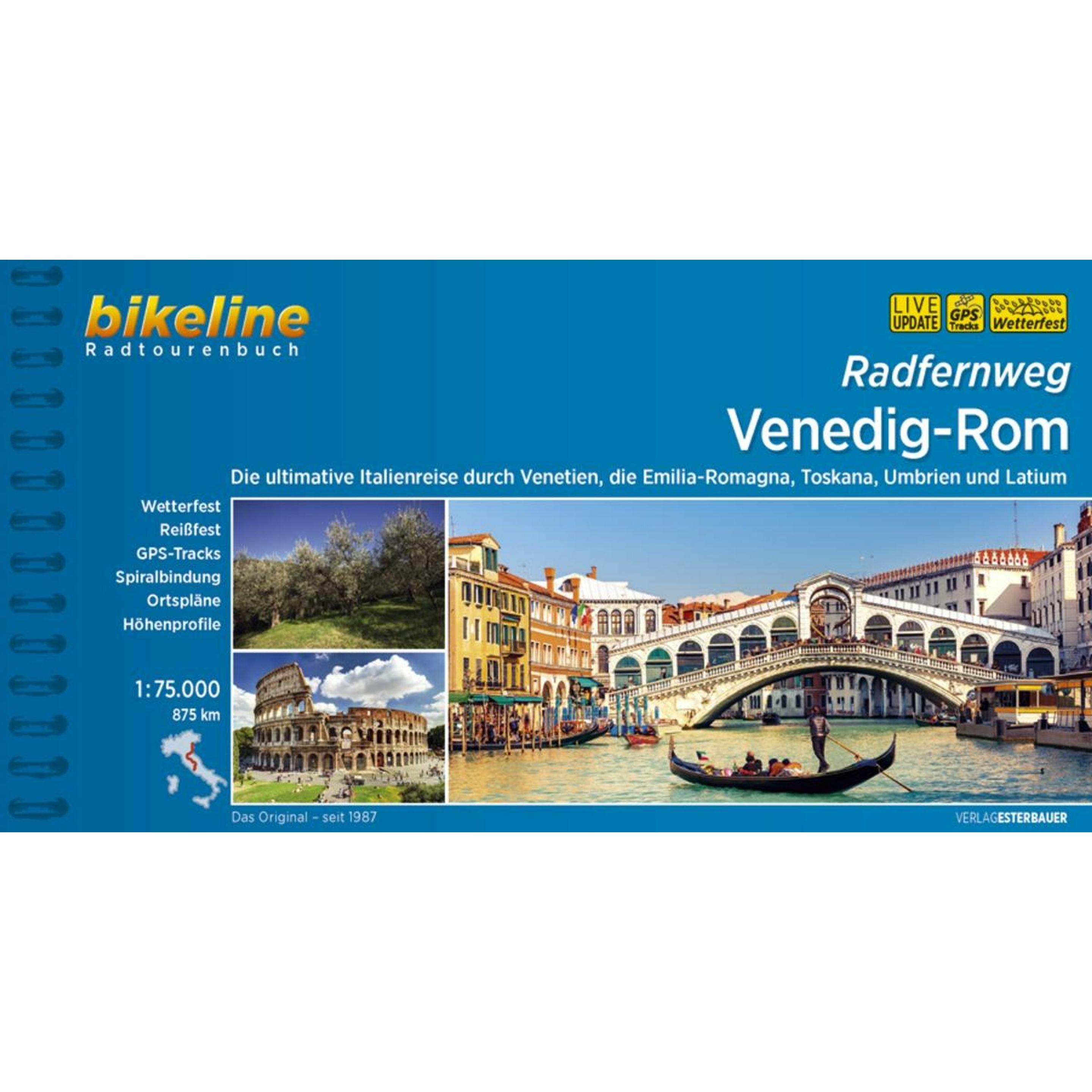 Radfernweg Venedig-Rom, Ratgeber von Esterbauer Verlag