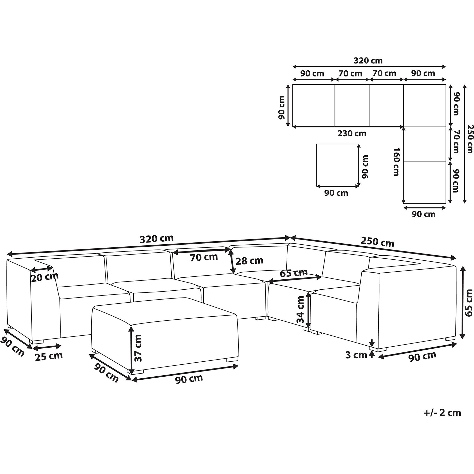 Thumbnail - Beliani, Gartenlounge, Arezzo