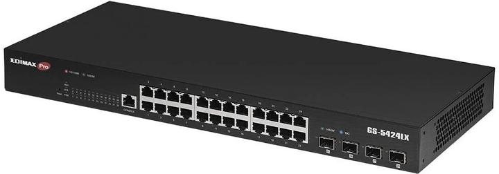 Immagine prodotto edimax Switch Pro 28x GE GS-5424LX con montaggio a rack (28 Porti)