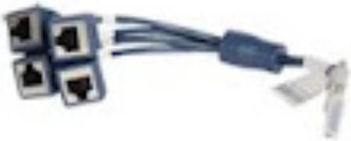 Produktbild HPE X260 Mini D-28 to 4- Router Cable (0.30 m)