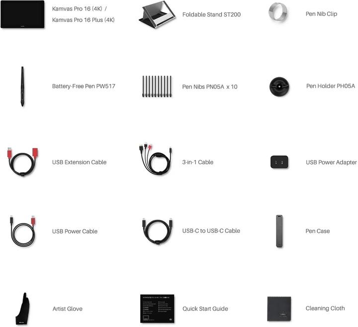 Immagine prodotto Huion Kamvas Pro 16 Plus (15.60", 5080 lpi)
