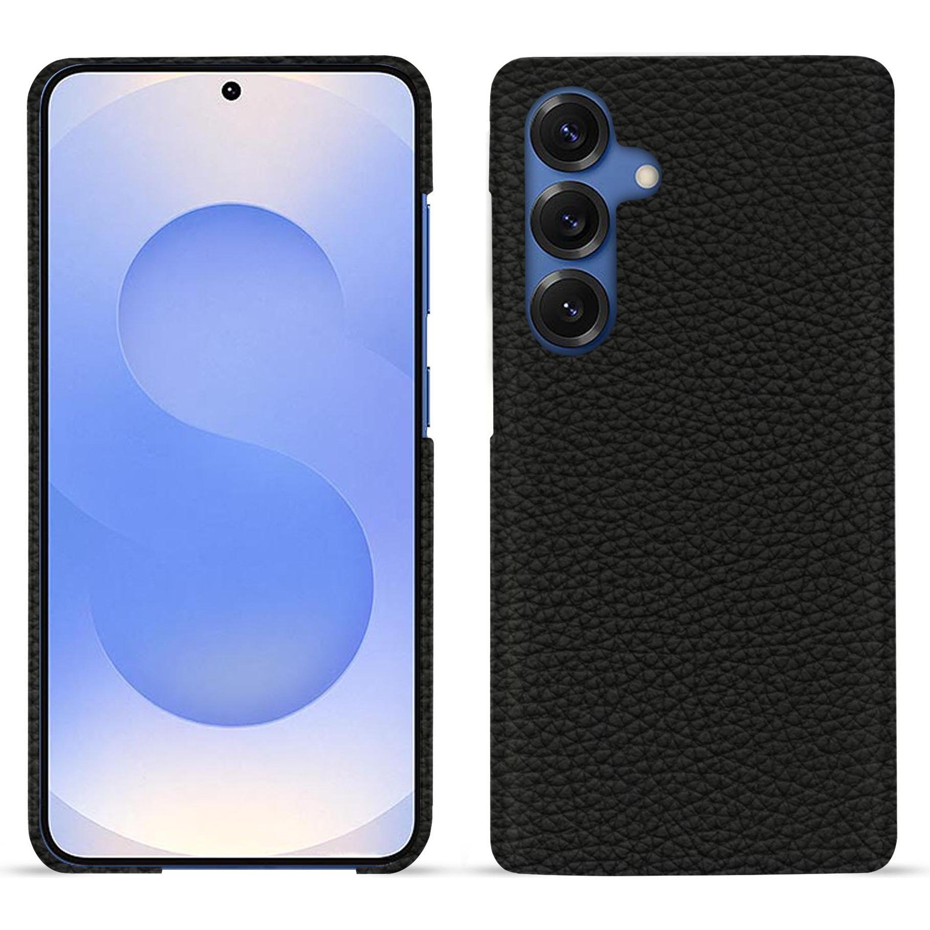 Noreve Lederschutzhülle (Samsung Galaxy S25), Smartphone Hülle, Schwarz