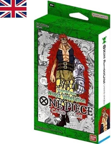 Produktbild One Piece TCG - Starter Deck: Worst Generation ST02 (Englisch, Booster Pack)
