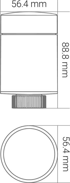 Actual product image KnockautX Smart radiator thermostat