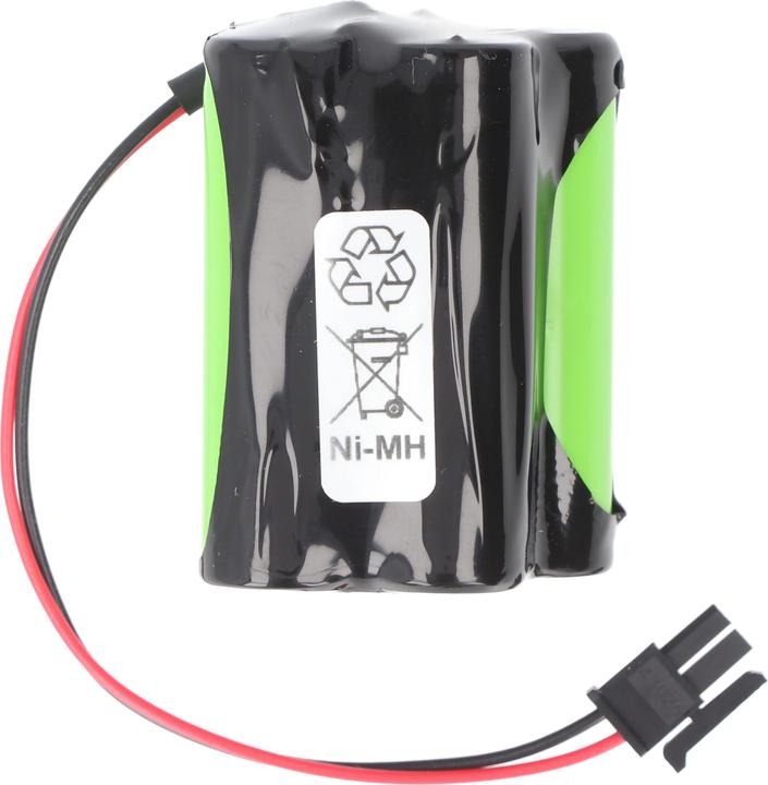 Image du produit XCell Notleuchtenakku NiMH 4,8V 1100mAh F2+2 Mignon AA mit 150mm Kabel & Stecker ersetzt Inotec 890014 (1 pcs, Spécifique à l'appareil, 1100 mAh, Piles rechargeables + chargeur)